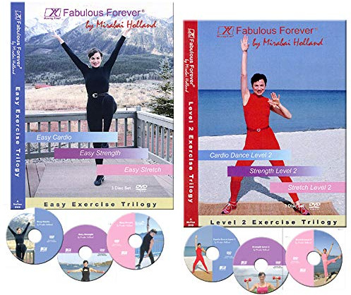 Yoga Dance Stretch, Core, Balance & Fall Prevention Workout for 40 plus. Fabulous Forever Stretch Level 2 by Mirabai Holland
