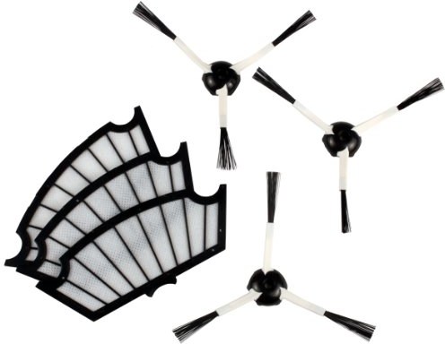 Menalux MRK01 - Kit de cepillos y filtros aspirador robot iRobot Serie 500