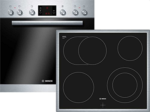 Bosch HND32PS55 Backofen-Kochfeld-Kombination/A / 66 L / 3D Heißluft Plus / 1 Zweikreis-Kochzone/edelstahl
