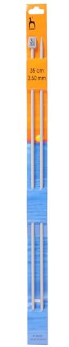 Pony Single Ended Classic Knitting Pins - 35Cm x 3.50mm