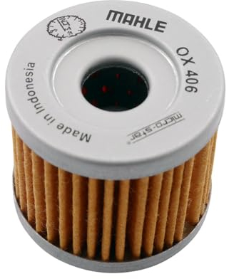 MAHLE OX406 Ölfilter kompatibel mit Kreidler Supermoto 125 DD, Sachs ZZ 125 4T, Hyosung GV 125 Aquila Classic, Keeway RKV 125, Enduro 125 DD, XRX 125 RX SM Supermoto, Street 125 DD
