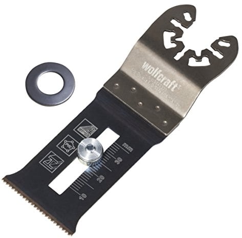wolfcraft 3840000 Lame de Scie Plongeante - Pro Bim, Noir/argent