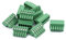 sourcing map 10Stk 300V KF2EDGK 3.5mm Abstand 6pol Leiterplatte Schraubklemmenblock Verbinder DE de