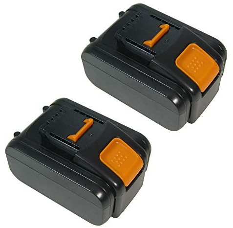 2x Trade-Shop Premium Li-Ion Akku 20V / 4000mAh / 80Wh ersetzt Worx WA3528, WA3553.2. WA3551.1 für Worx WG169 WG169E WG259 WG259E.9 WG549 WG549E.5 WG549E.9 WX166 WX166.4 WX166.31