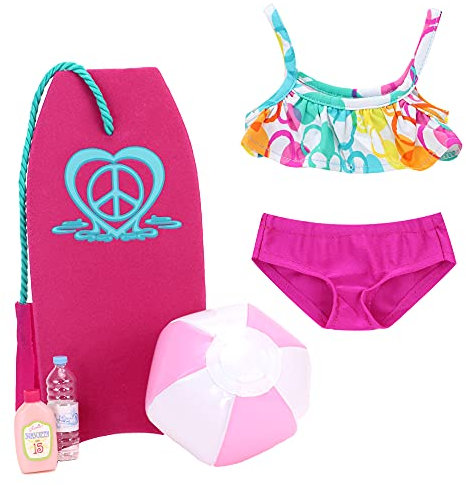 Sophia's by Teamson Kids Bikini und Beach Accessoires für 18 Puppen