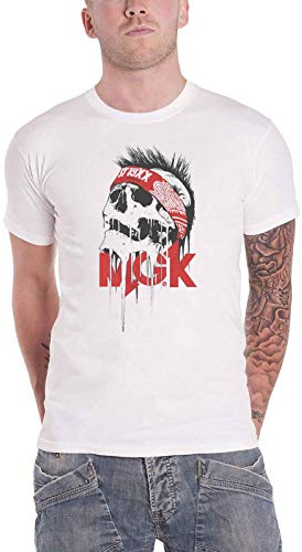 Machine Gun Kelly Men's MGKTS02MW05 T-Shirt, White, XXL