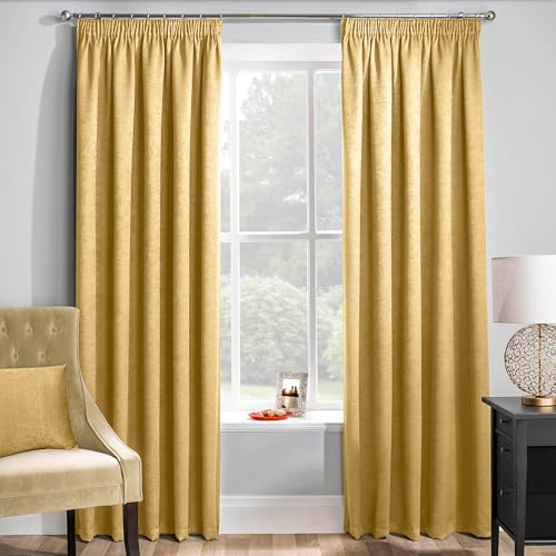 Enhanced Living Matrix 46 x 72 inch (117x183cm) Tape Top Thermal Noise reducing Dim Out Curtains for Bedroom and Living room