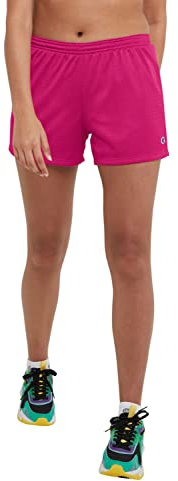 Champion Mesh Short Pantaloncini, Fantastica Fucsia, XS Donna