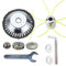 Kagni Universal Steel Strimmer Head - 8 Wire Brush Grass Trimmer Head and Aluminium Brush Cutter for Petrol/Electric String Strimmer, Weed Eeater, Weed Wacker