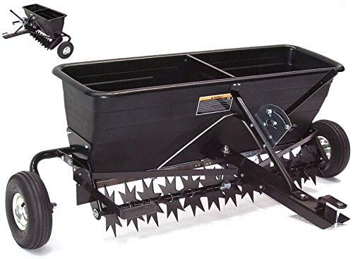 AWZ 55552 Aérateur de gazon XXL avec épandeur 102 cm