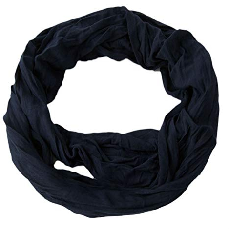 Niklarson Loop Schal Tuch dunkelblau Rundschal 160x45cm unisex Schlauch T7011