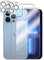 Wookfiss Arrière Verre Trempé(2)+Caméra Arrière Protecteur(2) pour iPhone 13 Pro Max Arrière Film Protection d’écran, sans Bulles, 9H Dureté, Ultra Résistant Vitre Protection pour iPhone13 Pro Max