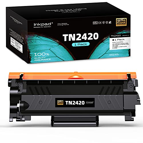 iNKPAD TN2420 Toner TN-2420 Kompatibel mit Toner Brother MFC L2710DW TN2410 TN 2410 für L2710DW MFC-L2710DN HL-L2350DW DCP-L2530DW HL-L2375DW MFC-L2750DW HL-L2310D MFC-L2730DW HL-L2370DN (1 Schwarz)