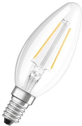 OSRAM LED Star Classic B, Sockel: E14, Nicht Dimmbar, Warmweiß, Ersetzt eine herkömmliche 25 Watt Lampe, Filament, 3 x 2er-Pack