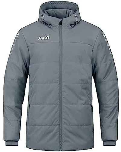 JAKO Team Coach Kapuzenjacke grau, XL Herren