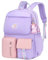 KEBEIXUAN Süße Schultaschen für Mädchen Kawaii Rucksack schule für mädchen 3 5 Klasse Teenager Schulrucksack (Lila)