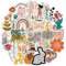 Aufkleber 100 Stück Boho Sticker Set,Minimalism VSCO Aesthetic Theme,Wasserdichte Vinyl Sticker für Handyhülle Laptop Scrapbook Skateboard Koffer ipad Macbook Journal Tassen Flasche Helme PC usw