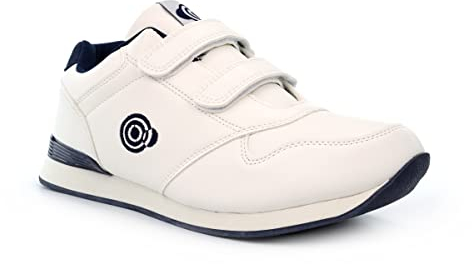 Mens Lawn Bowling Shoes Mens Bowling Trainers Mens Lawn Bowls Shoes Mens Lawn Bowling Trainers Mens Bowling Shoes Touch Fastening White 9 UK