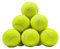 RMTL Tennis Balls with Storage Bag – Fine Quality Thick-Walled Tennis Ball - Perfect for Training Lessons Tennis, Cricket | Pet Dog Playing Balls (6)