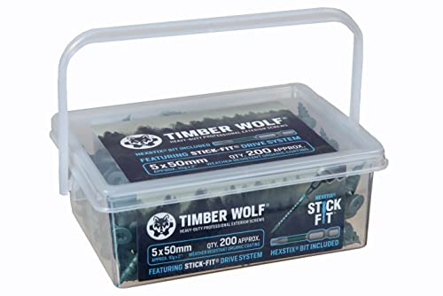 Timber Wolf Holzschrauben, 5,0 x 50 mm, 200 Stück