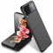 Verco Kompatibel mit Samsung Galaxy Z Flip 3 Hülle, Matte Rückschale Schutzhülle für Samsung Z Flip 3 5G Case Silikon Handyhülle - Schwarz