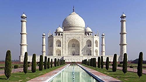 Schöne Taj Mahal Puzzlespiele Puzzles 1000 Teile für Erwachsene Spiele für Erwachsene Teenager und Kinder 38 * 26cm