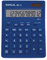 MAUL Kaufmännischer Taschenrechner MXL12 | 12 Stellen | inkl. Steuerberechnung | angewinkeltes Display |großer Profi-Tischrechner | Solarbetrieben | inklusive Batterie | 20,5 x 15,5 cm | Blau