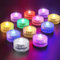 HL Flammenlose LED Kerzen Teelichter, Mini Unterwasser Licht, 100 Stunden LED Teichbeleuchtung Dekolichter für Teich, Pool, Aquarium, Vase, Badewanne, Spa, Party, Festival（12 Stück, RGB）