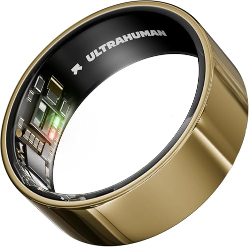 ULTRAHUMAN Ring AIR Smart Ring -Track Sleep, HRV & Stress, No subscription | 2.4g With 100m Water-Resistance, Recovery & Fitness Tracker, Cycle & Ovulation Tracking, Lifetime Free App Access (Size 13)