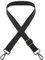 1 Stück Taschengurt 2,5cm Breit für Damen Herren mit Karabiner,Verstellbarer 75-145cm Taschenriemen,Ersatz Schulterriemen Schultergurt,für Duffel Kameratasche Laptoptasche,Schwarz,Schwarze Schnalle