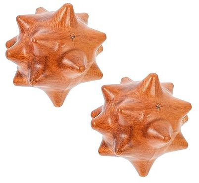 Gatuida 2 Pz Palla Fitness Perline Da Massaggio Palloni Appuntiti Palla Muscolare Palline Da Massaggio Per Le Punto Di Agopuntura Palla Da Massaggio Per Le Dita Pvc Mano
