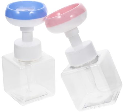 GLEAVI 4 Stück Cat's Claw Sprudelflasche Seife Blumenförmiger Schaumspender Shampoo Schäume Pumpflasche Spülmittelspender Blütenform Schaumflasche Schaummaschine