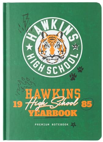Grupo Erik Bullet Journal Notizbuch A5 Stranger Things High School Hardcover Notizbuch Notizblock A5 Tagebuch - Offizieller Stranger Things Merch