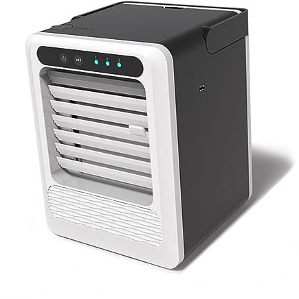 IMIKEYA Mini-luftkühler Mobile Klimageräte mit Sprühfunktion und Luftbefeuchtung Usb-ventilator Windstufen für Zuhause Büro Tragbar Breiter Luftauslass Schnelle Lufterzeugung