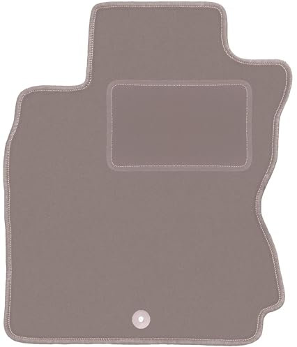 Wielganizator Automatte – Passend für Nissan Note I E11 Minivan 2006-2012 – Velours – Autozubehör - Praktische Fußmatte Auto – 1-teilig - beige