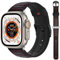 Fullmosa Kompatibel mit Apple Watch Armband 46mm 45mm 49mm 44mm 42mm 38mm 40mm,Herren Leder Ersatzarmbänder für iWatch Series Ultra 2 Ultra Series 10 9 8 7 6 SE 5 4 3 2 1