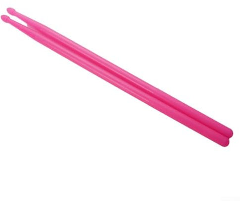 Tambour lumineux 5 A, brille dans le noir pour une performance sur scène (rose)