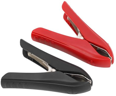 1 Pair Battery Crocodile Clamp Jumper 100A Cables Boost Clamp Welding Clip Red Positive Black Negative Pole Professional Accessories