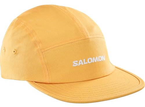 Salomon, 5-Panel-Kappe, Wandern, Trailrunning & Spaziergänge, Leichter Komfort, Verstellbar, Warmes Aprikose, Unisex