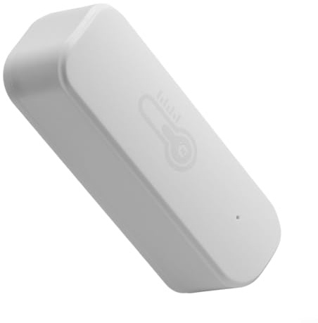 Feegow WiFi Hygrometer Thermometer Sensor, digitaler kabelloser Temperatur- und Feuchtigkeitssensor, Indoor Outdoor Smart Temperatur Luftfeuchtigkeitssensor für Tuya (für Zigbee)