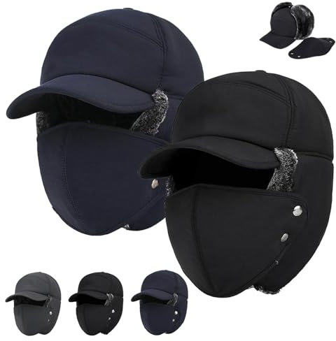 KURTIK Reflektierende Mütze, gen Mai qu gggggggggggggg (Schwarz,Einheitsgröße)