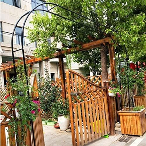 Arche de jardin en métal - Pergola - 180 x 220 cm - Largeur : 120 cm - 350 cm - Parfaite pour plantes grimpantes et décoration de mariage
