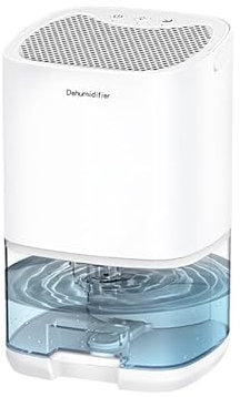 Liwankaqi Deumidificatore elettrico, 1000 ml, silenzioso, con 7 colori LED, spegnimento automatico per bagno, camera da letto