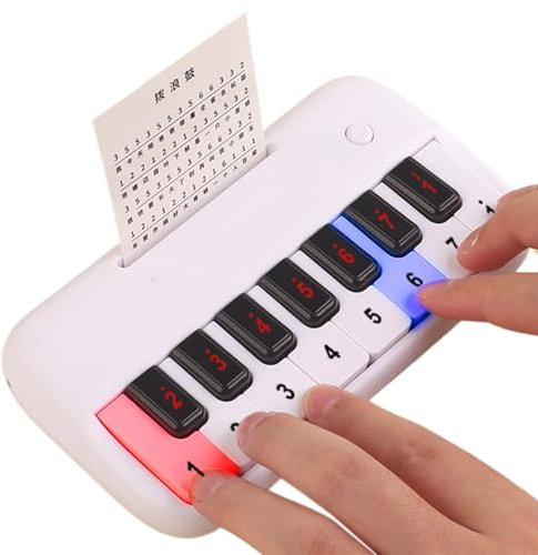 WildHarmony Piano pequeño, Piano de viaje, Instrumento de música portátil para viaje, Instrumento musical educativo de 15 teclas con música diversa para principiantes, para niños y niñas de 3 a 6 años