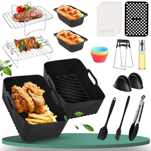 Accessori per friggitrice ad aria calda Ninja af400eu SL400EU Double Stack XL COSORI e 7,6L-9,5L Dual Zone Friggitrice ad aria calda senza BPA | Accessori Air Fryer (14)
