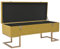 Genérico Wenjingqi Sitzbank mit Fach 105 cm senffarbe samt, gelb 247571