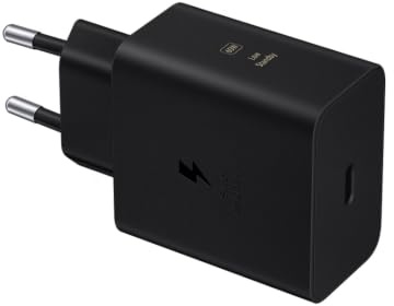 Samsung Caricabatterie Super Fast Charging 60W, Black | Caricabatterie Originale Samsung EP-T6010, Ricarica Ultra Rapida, Porta USB-C, Cavo non incluso