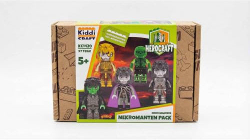 KIDDICRAFT KC1420 Kiddiz Figuren-Pack: Nekromanten - Klemmbausteine Figuren: Fantasy