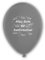 Unbekannt 10 Luftballons Alles Gute zur Konfirmation, Silber, ca. 30 cm Durchmesser