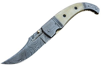 Die Hand von Damaskus Taschenmesser – Belle Klappmesser